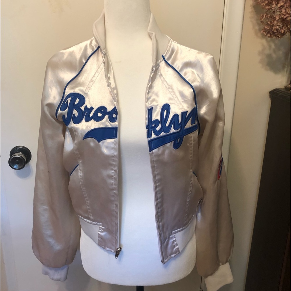 Rare vintage Brooklyn dodgers zip up jacket
